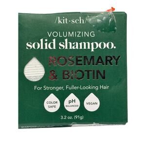 Kitsch Rosemary & Biotin Volumizing Solid Shampoo bar For Fuller Hair Vegan 3.2